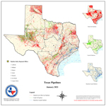 Texas Pipelines Map